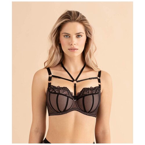 фото Бюстгальтер alles noel pu, размер 70f, черный