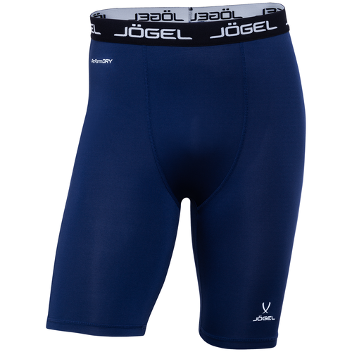 фото Шорты компрессионные jogel camp tight short performdry jbl-1300-091, темно-синий/белый (xs)