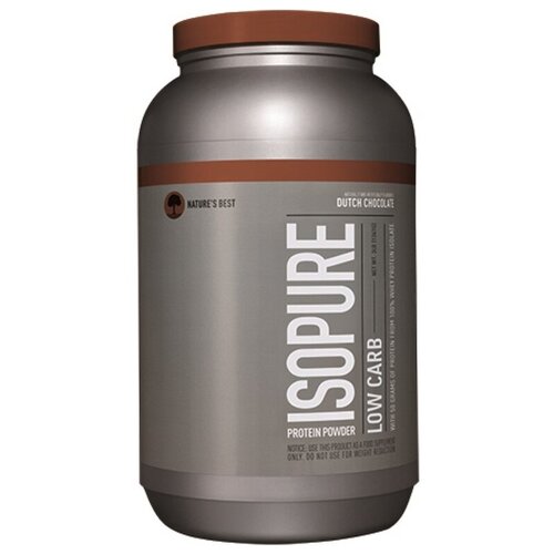 Протеин Nature's Best IsoPure Low Carb, 1360 гр., голландский шоколад usn isopro 100% изолят сывороточного протеина ванильное мороженое 1814 г 4 фунта