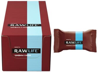 Конфеты R.A.W. Life Sweets Трюфель с гималайской солью, коробка, 360 г