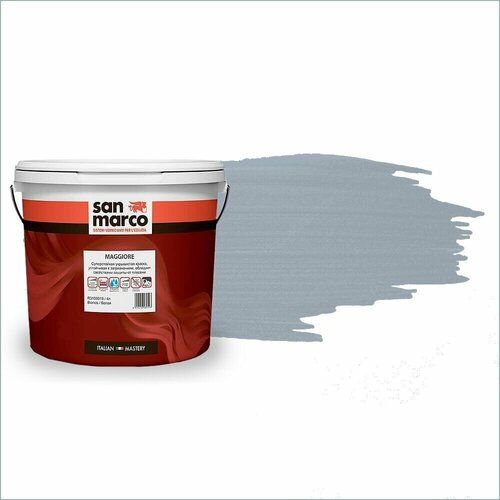 Акриловая суперстойкая матовая краска SAN MARCO Maggiore, 4 литра, цвет 078B