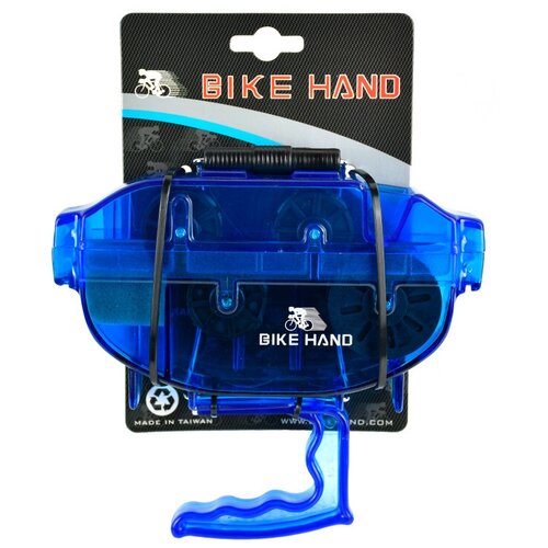 Цепемойка Bike Hand YC-791 голубой машинка для чистки цепи stg yc 791