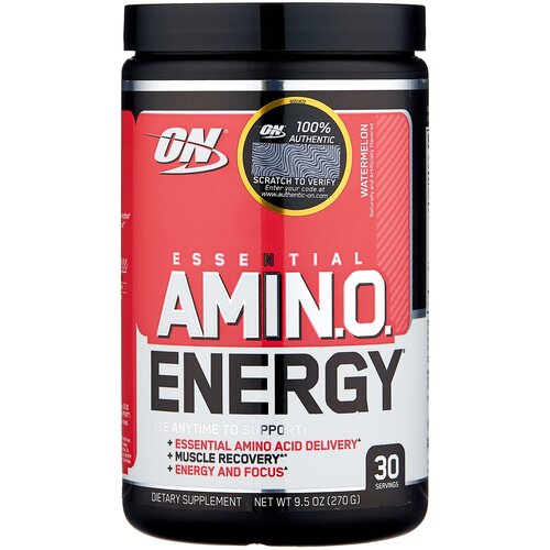 optimum nutrition микронизированный креатин 300 капсул Аминокислотный комплекс Optimum Nutrition Essential Amino Energy, арбуз, 270 гр.