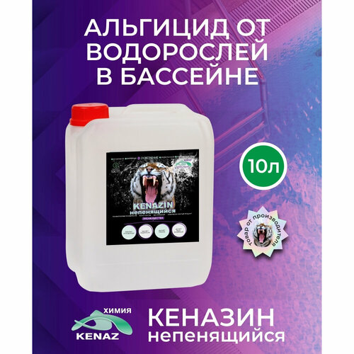 Альгицид от водорослей в бассейне кеназин непенящийся, 10 л