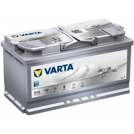 Аккумулятор Varta G14 Silver Dynamic AGM 595 901 085, 353x175x190, обратная полярность, 95 Ач