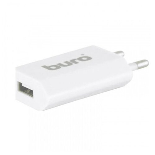 фото Сетевое зарядное устройство buro tj-164w, usb, 1a, белый