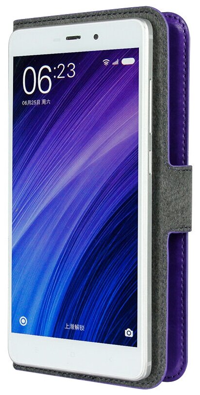 Универсальный чехол G-Case Slim Premium для смартфонов 4,2 - 5,0", фиолетовый