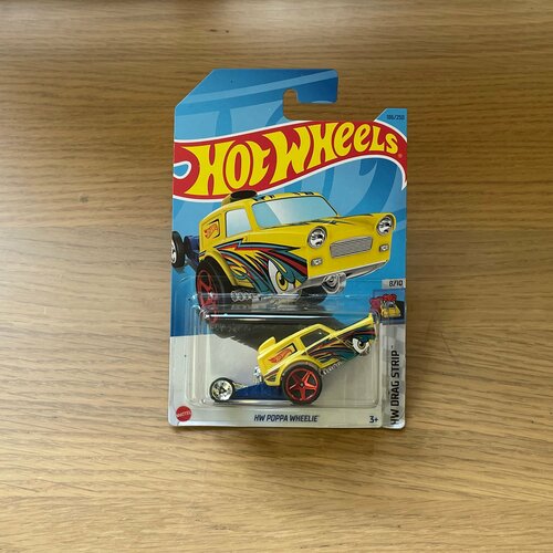 Hot Wheels HW POPPA WHEELIE машинка hot wheels 5785 hw drag strip hw poppa wheelie hkh34 n521