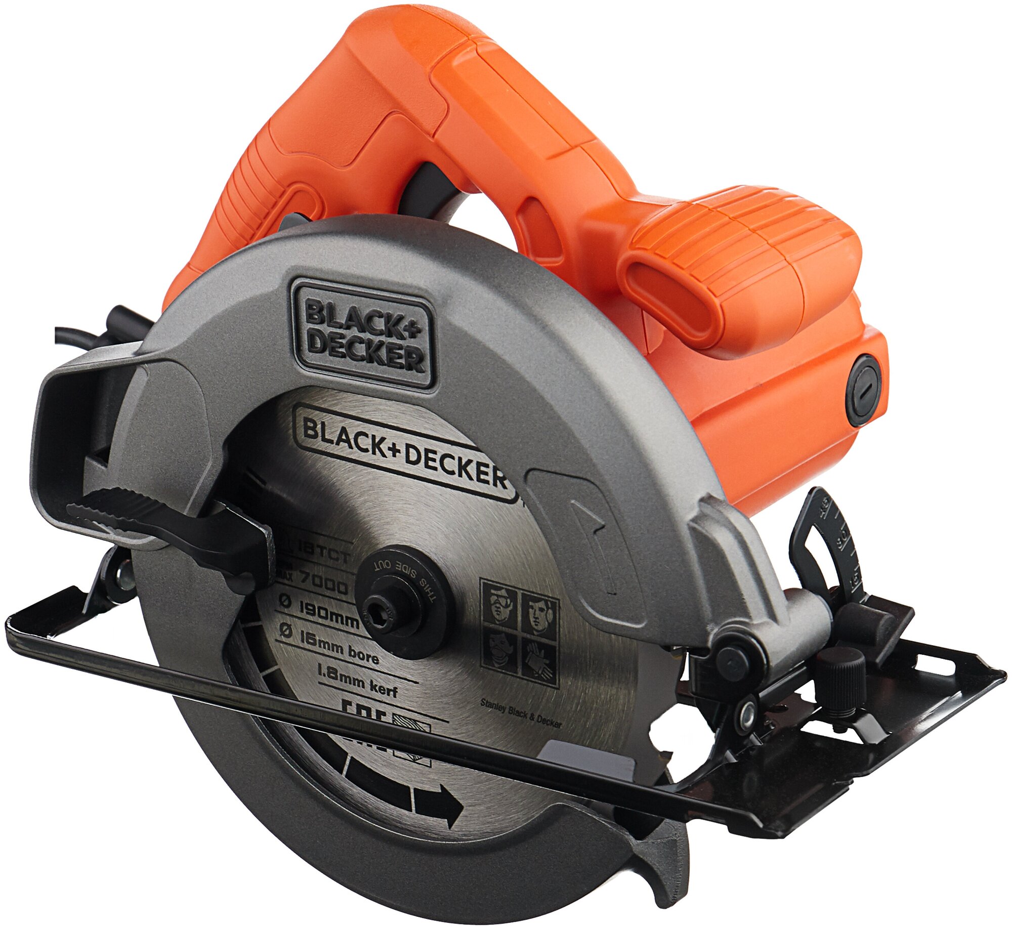 Дисковая пила BLACK+DECKER CS1004, 1400 Вт