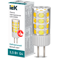 Светодиодная лампа LED CORN капсула 3,5Вт 230В 4000К керамика G4 IEK