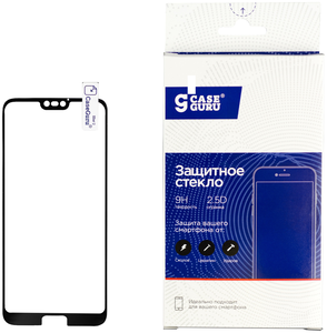 Фото Защитное стекло CaseGuru для Samsung Galaxy A6 Plus\J8 2018 Glue Full Screen Black 0,33мм