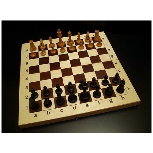 Шахматы Стратег (средние фигуры, утяжеленные) подарочные шахматы гениальный стратег