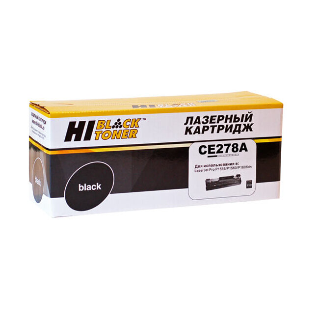 Картридж Hi-Black (HB-CE278A) для HP LJ Pro P1566/P1606dn/M1536dnf, 2,1K