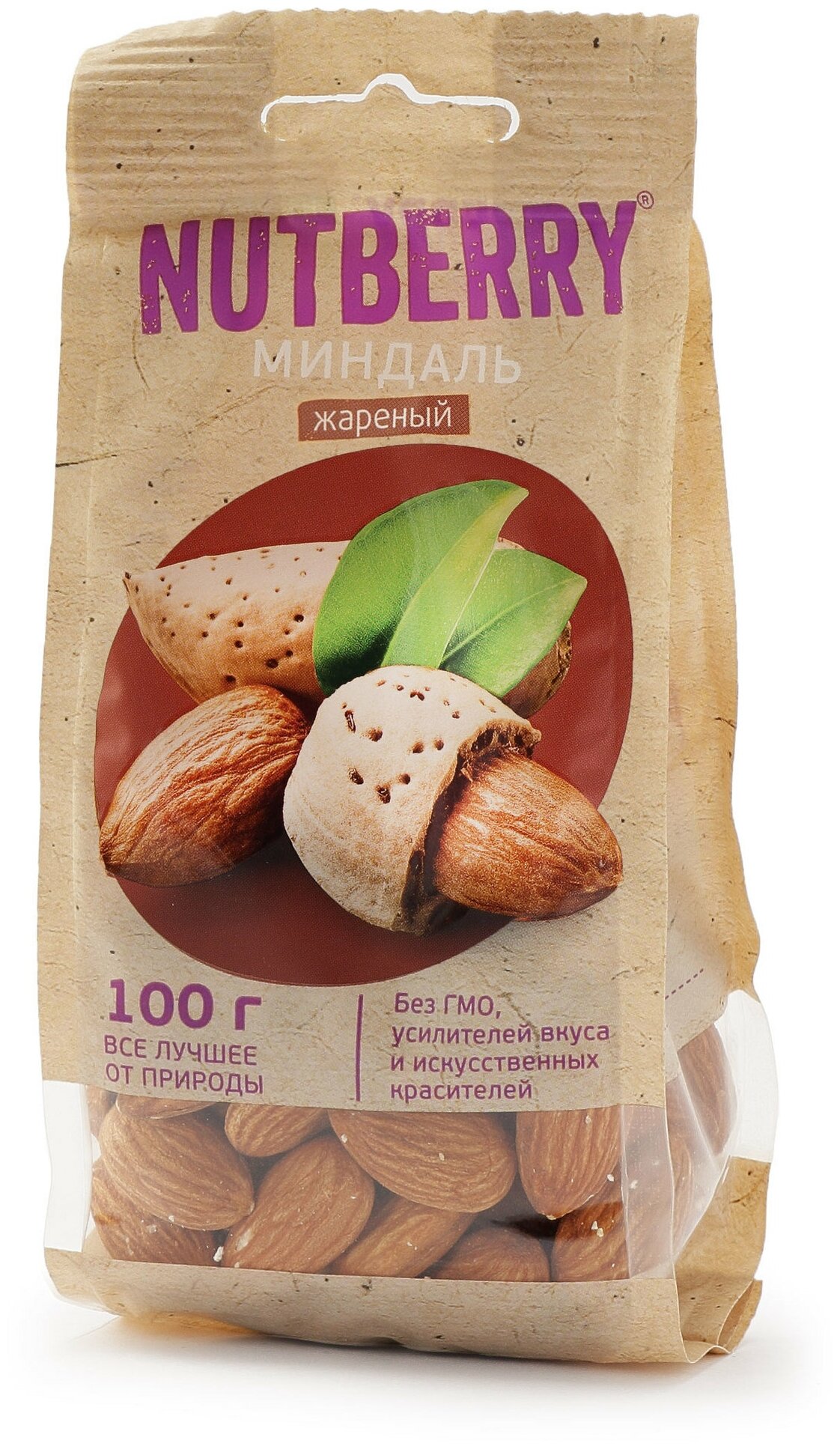 Миндаль жареный 100g NUTBERRY