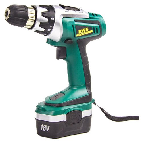Аккумуляторная дрель-шуруповерт в кейсе RWS ДА-18 18В0-4000-1200обмин 2аккум 767300₽