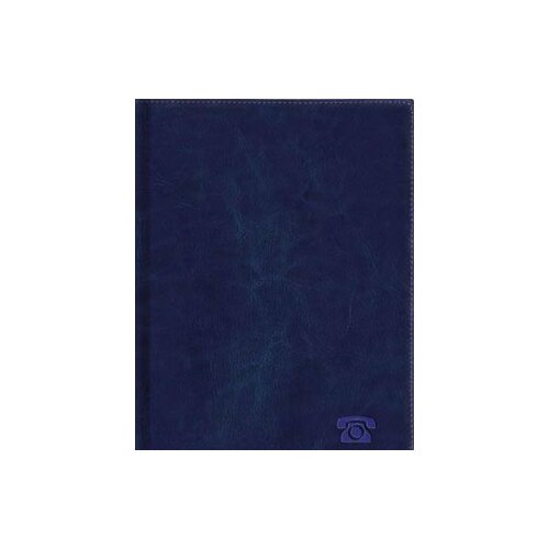 Agenda Blue - алфавитная книжка А5, 128 листов, искусственная кожа, набивка