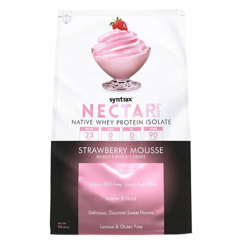 Протеин SynTrax Nectar Sweets, 907 гр., клубничный мусс