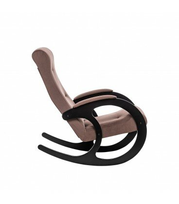 Кресло качалка Модель 3, Венге, ткань Maxx 235 - фотография № 12