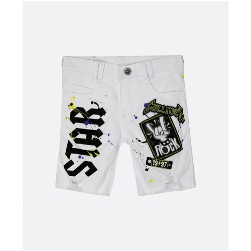 фото Шорты gulliver размер 104, белый