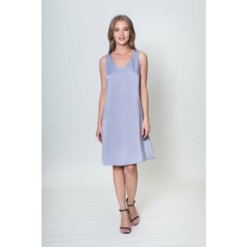 Сарафан Days, повседневный, прямой силуэт, мини, размер M, серый