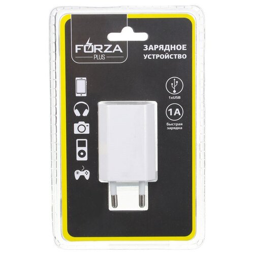 Устройство зарядное Forza 916-151 USB, 1 USB, 1.2А