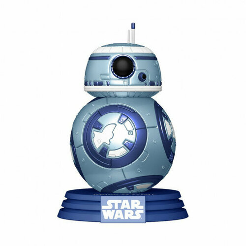 Фигурка Funko Pop! Star Wars: Make-A-Wish - BB-8 Metallic Blue (Фанко Звездные войны: Загадай желание - BB-8 Синий Металлик) мини фигурка кайло рен с дроидом bb 8 звездные войны star wars сборная подвижная 4 5 см