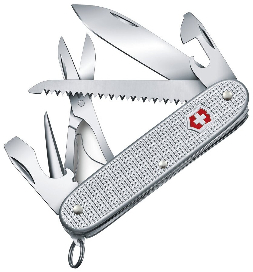 Нож складной VICTORINOX Farmer X Alox 0.8271.26 серебристый 93 мм