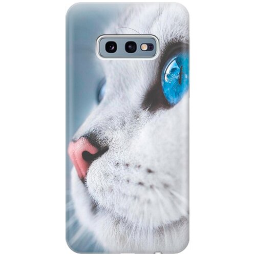 фото Силиконовый чехол на samsung galaxy s10e / самсунг с10е с принтом "кошачий взгляд" gosso