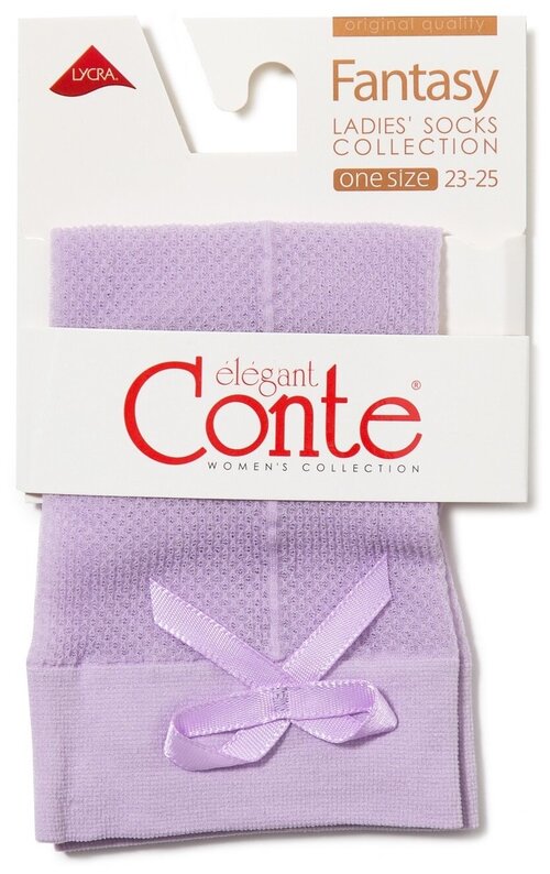 Носки Conte elegant, размер 23-25, фиолетовый