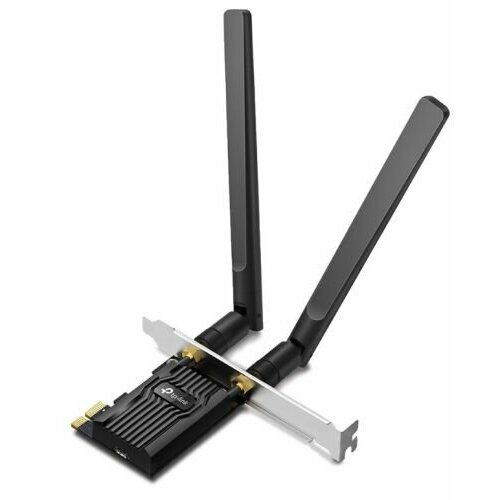 Сетевой адаптер TP-LINK Archer TX20E двухдиапазонный PCI Express с поддержкой Wi-Fi AX1800 и Bluetooth 5.2 адаптер tp link archer t4e ac1200 двухдиапазонный wi fi адаптер pci express