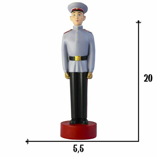 Деревянный Офицер-солдат Ручная работа / Мастерская сказок
