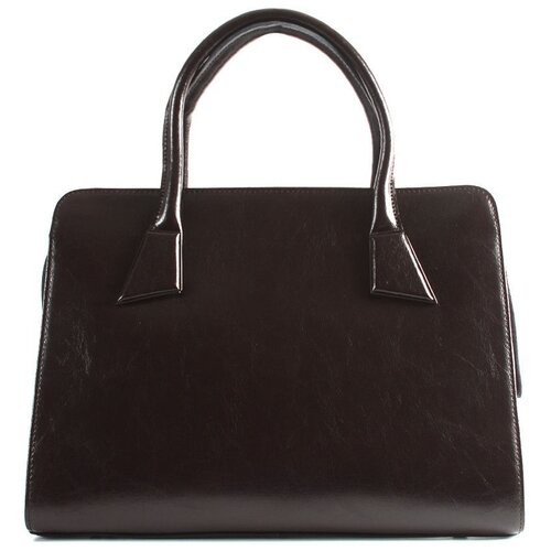 фото Сумка женская натуральная кожа meyninger св160/темно-коричневый, модель сэтчел