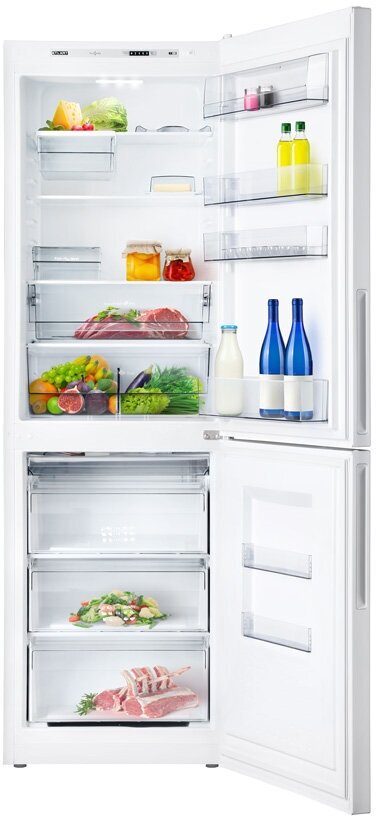 Холодильник АТЛАНТ , двухкамерный, серебристый - фото №7