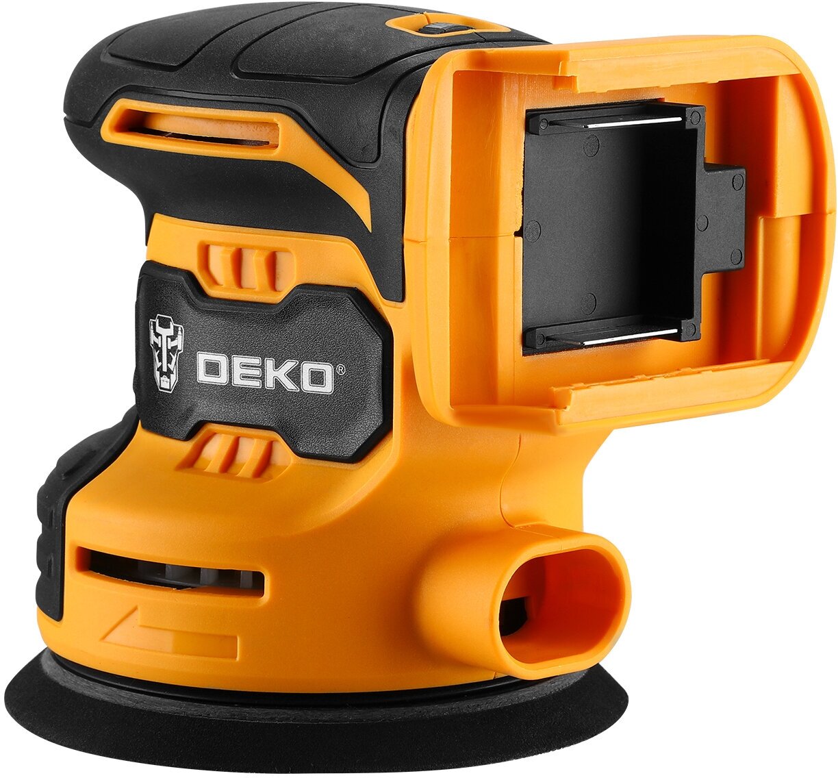 Шлифмашина эксцентриковая аккумуляторная DEKO DKCG20-125, 20В, 1*2.0Ач - фото №4