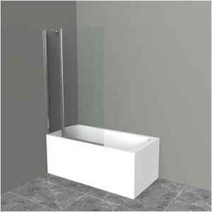 Шторка для <b>ванны</b> Belbagno UNO-V-11-90/150-C-Cr
