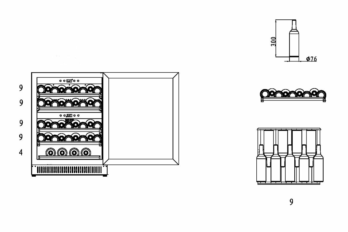 Винный шкаф Caso WineChef Pro 40