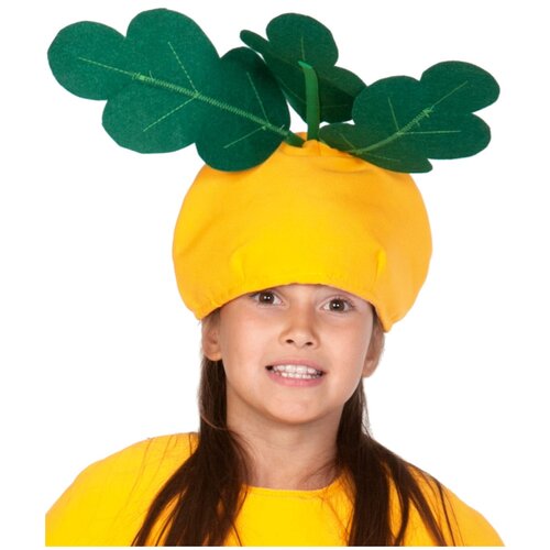 фото Карнавальная маска-шапка "репка" (размер 53-55) карнавалофф