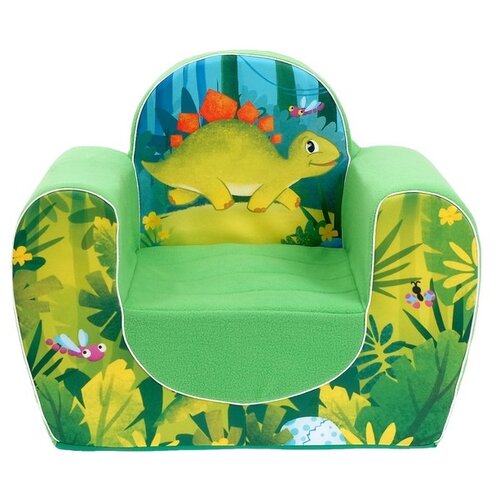 фото Мягкая игрушка-кресло «динозавры», цвет зелёный zabiaka