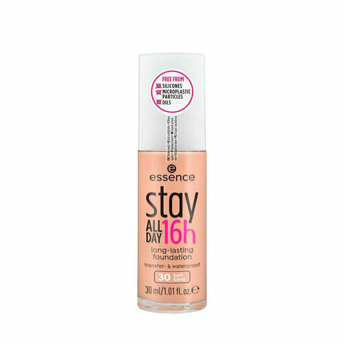 Тональная основа Essence Stay All Day 16h Long-Lasting Foundation т.30 30 мл тональная основа essence stay all day 16h 30 мл