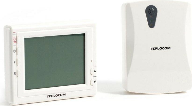 Термостат комнатный TEPLOCOM TS-Prog-2AA/3A-RF