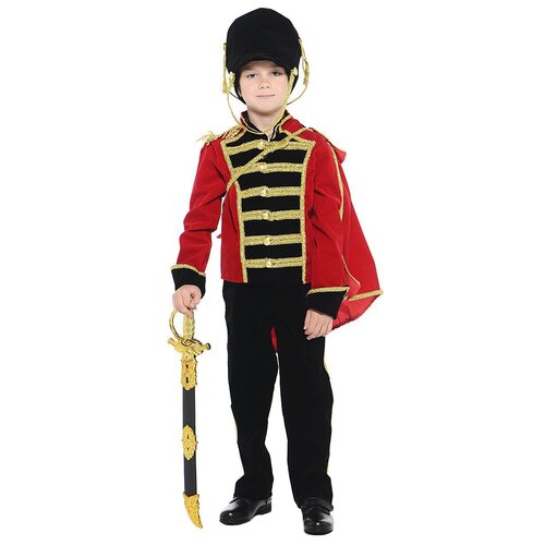 фото Костюм батик гусар (409), красный/черный, размер 116