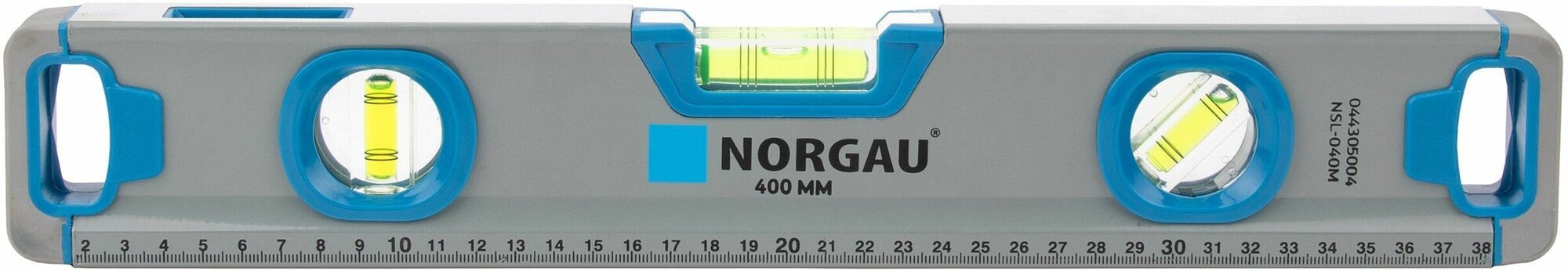 Пузырьковый уровень NORGAU Industrial противоударный 400 мм
