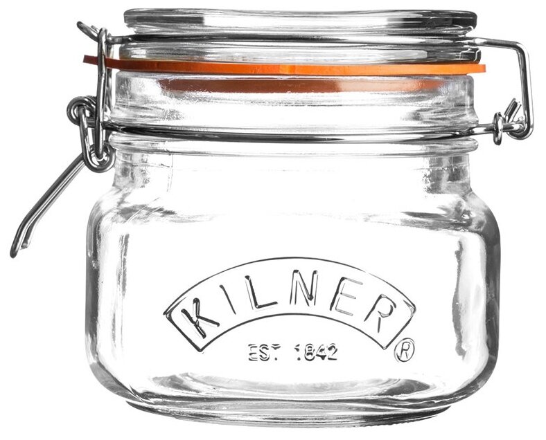 Банка Kilner Clip Top квадратная 500 мл .