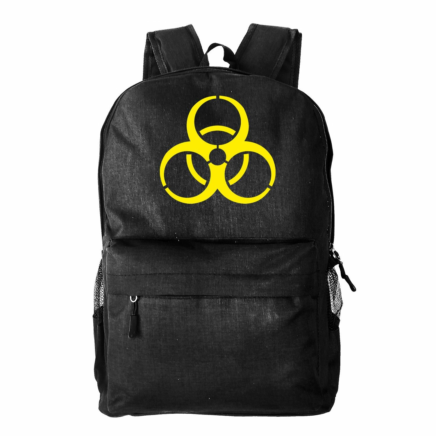 Рюкзак текстильный, молодежный "Биологическая опасностьэ"