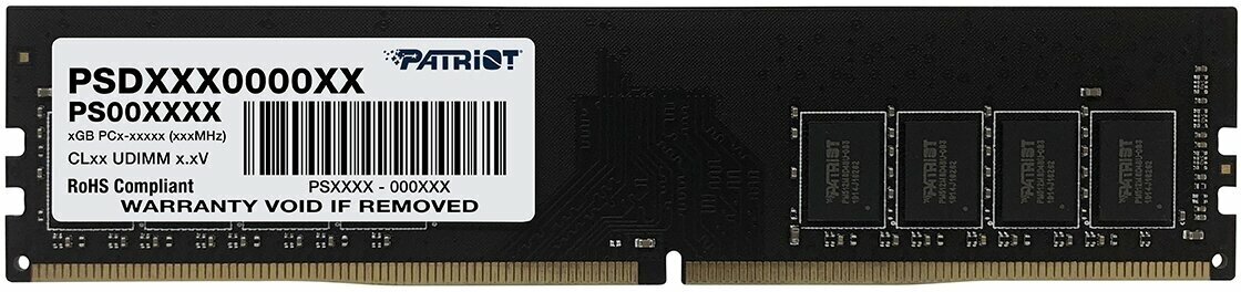 Оперативная память Patriot SL 16GB 3200MHz UDIMM