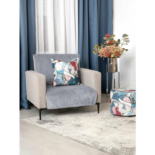 Покрывало-Накидка SLIM CILIUM STEEL 65x170 см