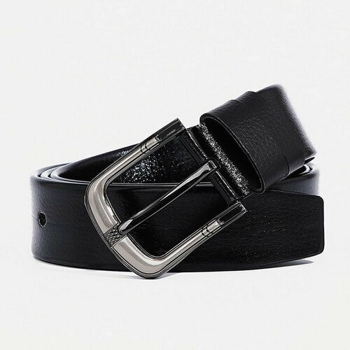 фото Ремень сима-ленд, размер 120, черный сима-лэнд