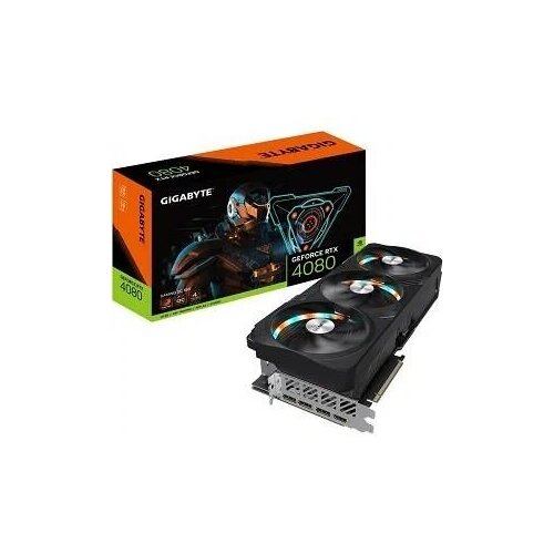 Видеокарта Gigabyte PCI-E 4.0 NVIDIA GeForce RTX 4080 16Gb 256 GDDR6X GV-N4080GAMING OC-16GD