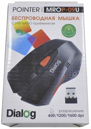 Беспроводная мышь Dialog MROP-09U USB