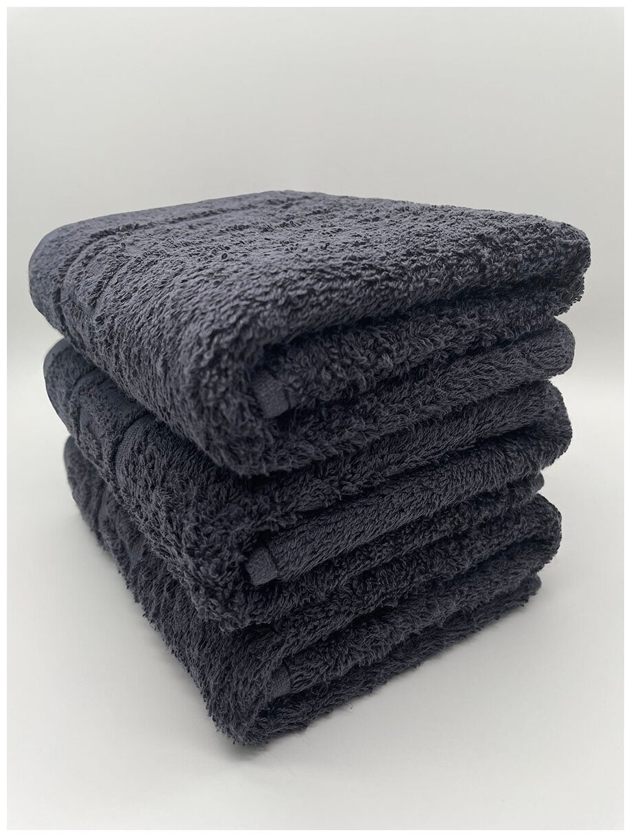 Махровые полотенца для рук, кухонные 40х70-3шт. Набор полотенец махровых / Комплект махровых полотенец 3шт. цветные / TM TEXTILE / - фотография № 6